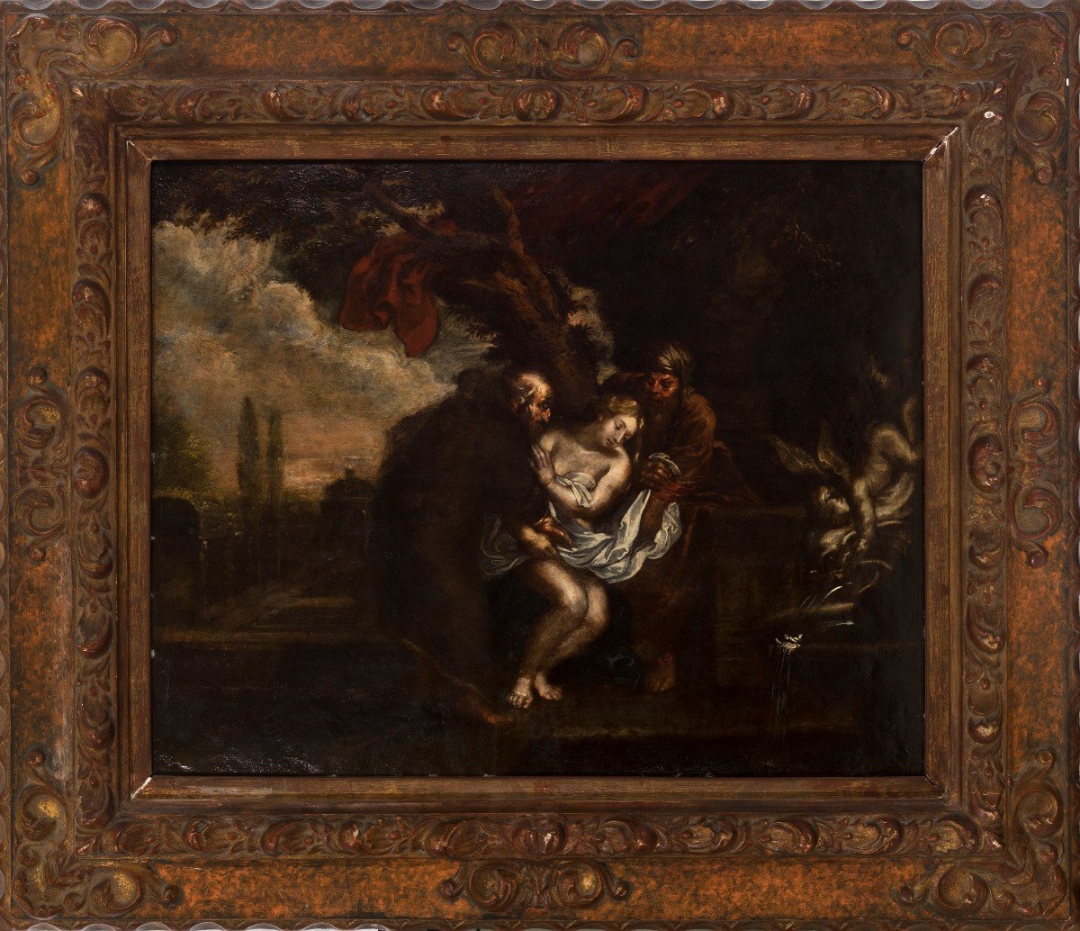 Suzanne Et Les Vieillards - école Italienne