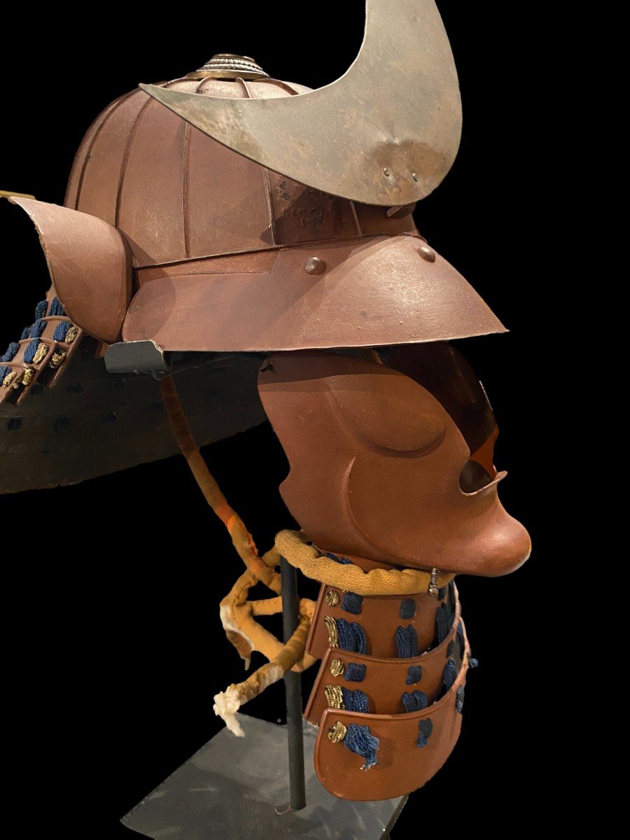 Suji-bachi Kabuto - époque Edo-photo-3