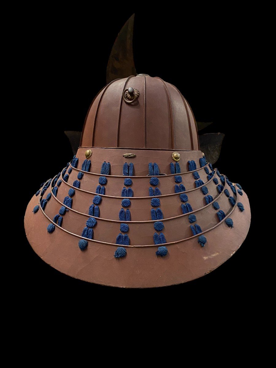 Suji-bachi Kabuto - époque Edo-photo-4