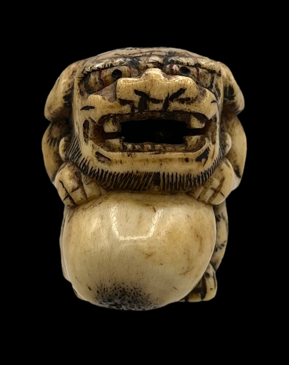 Netsuke shichi - époque Meiji -photo-2