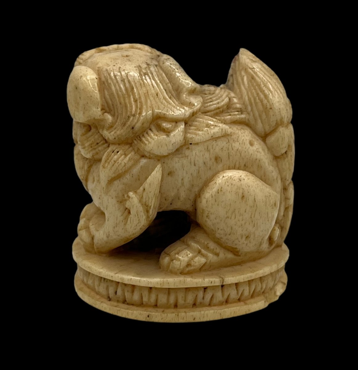 Netsuke shichi - époque Meiji -photo-4