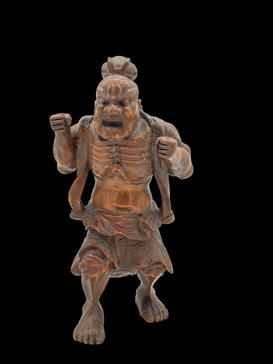 Wooden Okimono - Meiji Period