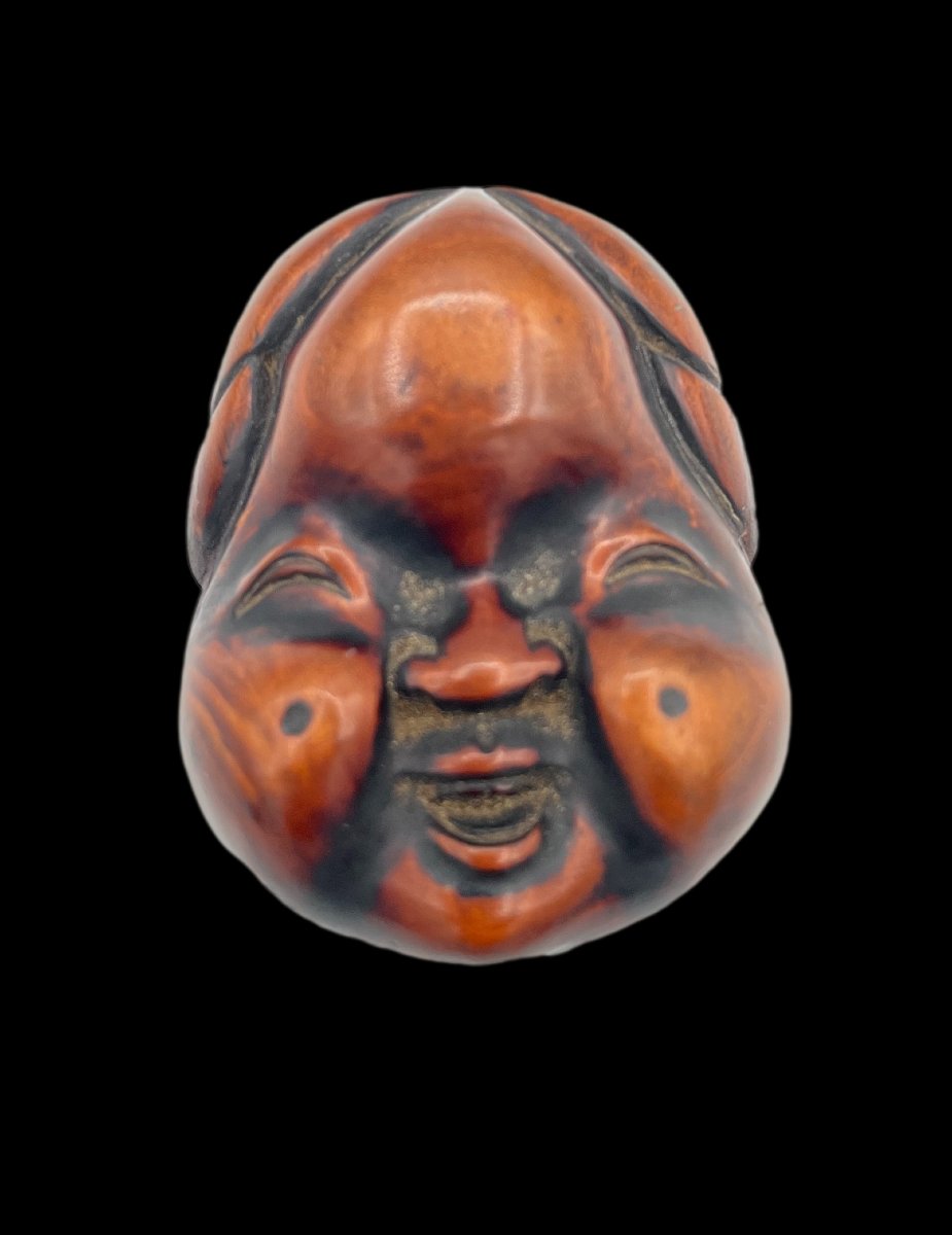 Netsuke Mask - Meiji Period-photo-2
