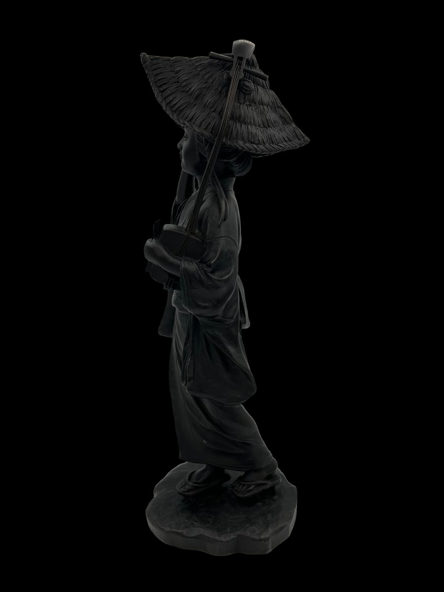Okimono In Bronze-photo-3