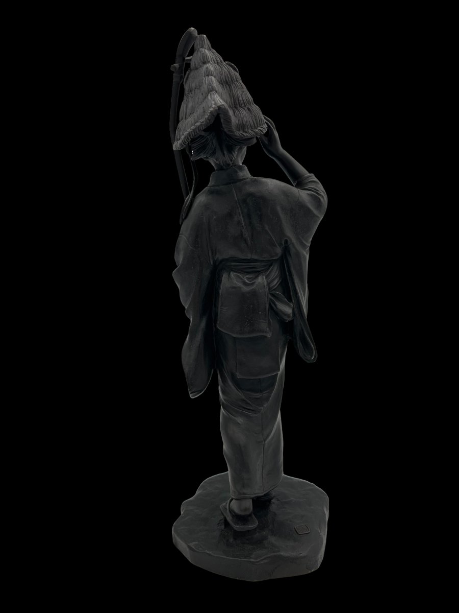 Okimono In Bronze-photo-4