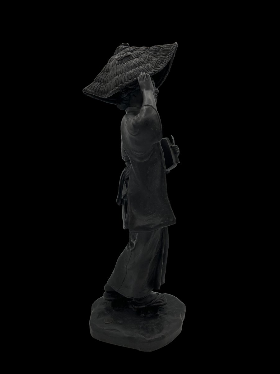 Okimono In Bronze-photo-1