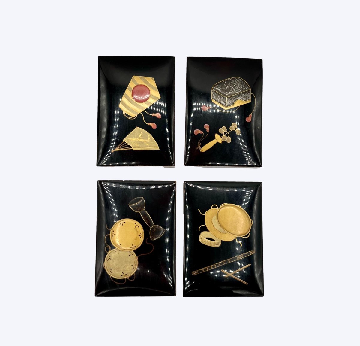 Japanese Gold Lacquer Box-photo-4
