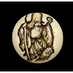 Manju netsuke karako