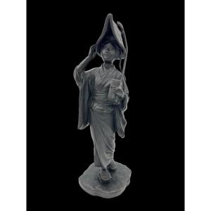 Okimono In Bronze