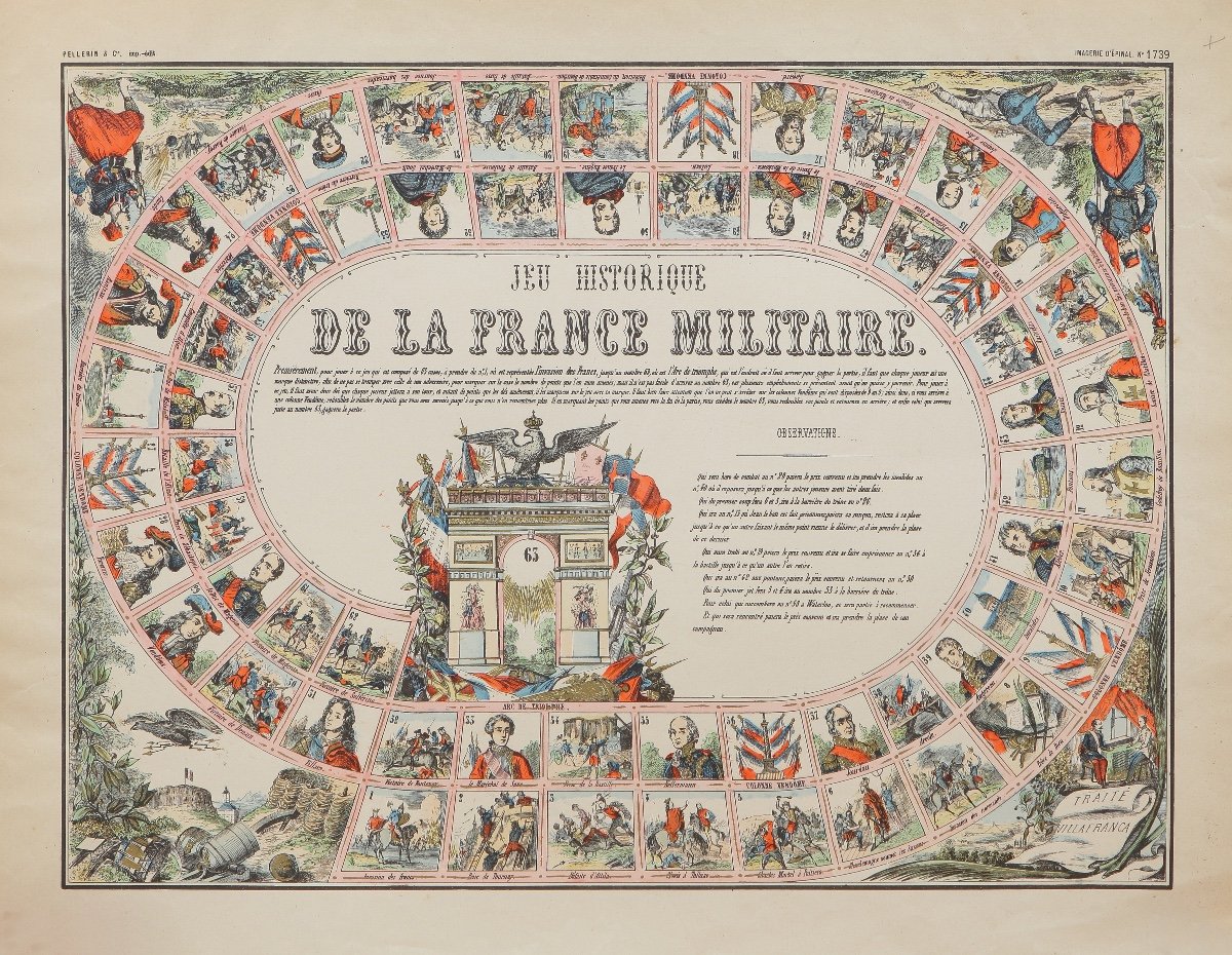 Jeu de l'oie | French School | Estampe d'art