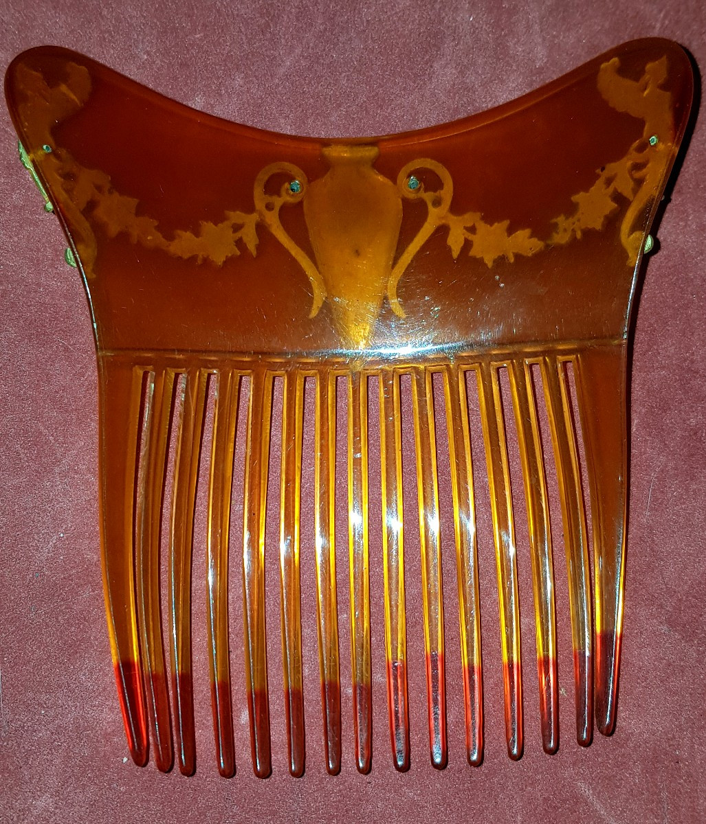 Horn Hair Comb -photo-3