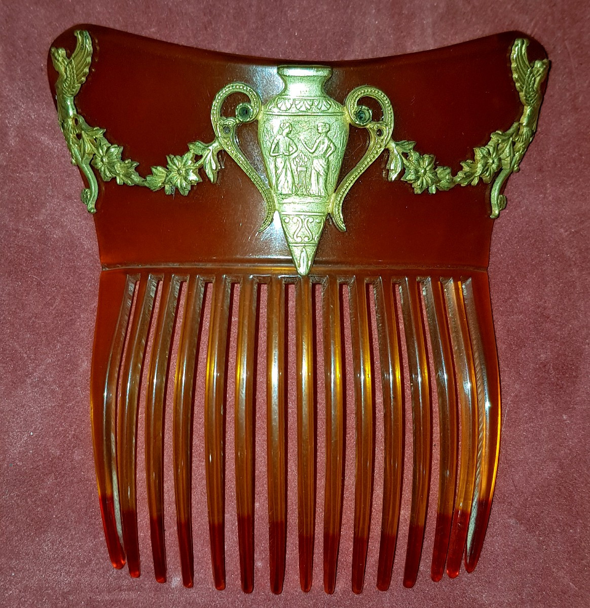 Horn Hair Comb 