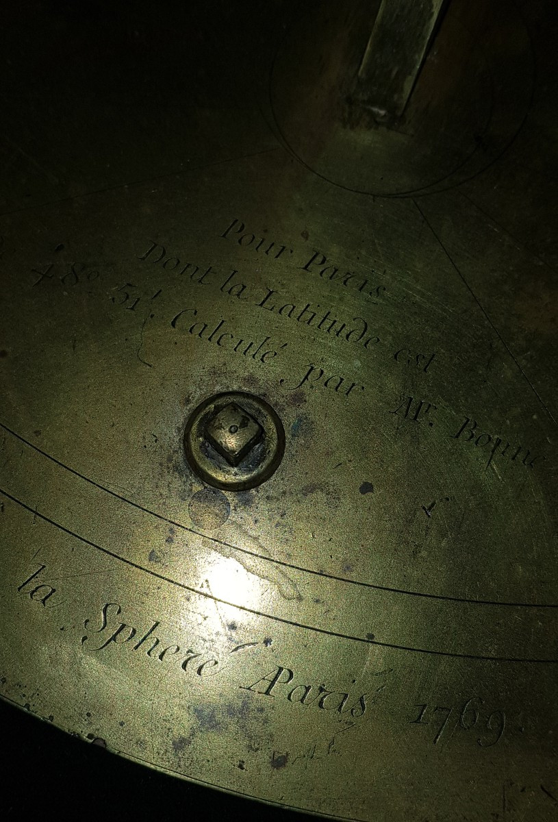 18th Century Bronze Sundial -photo-3