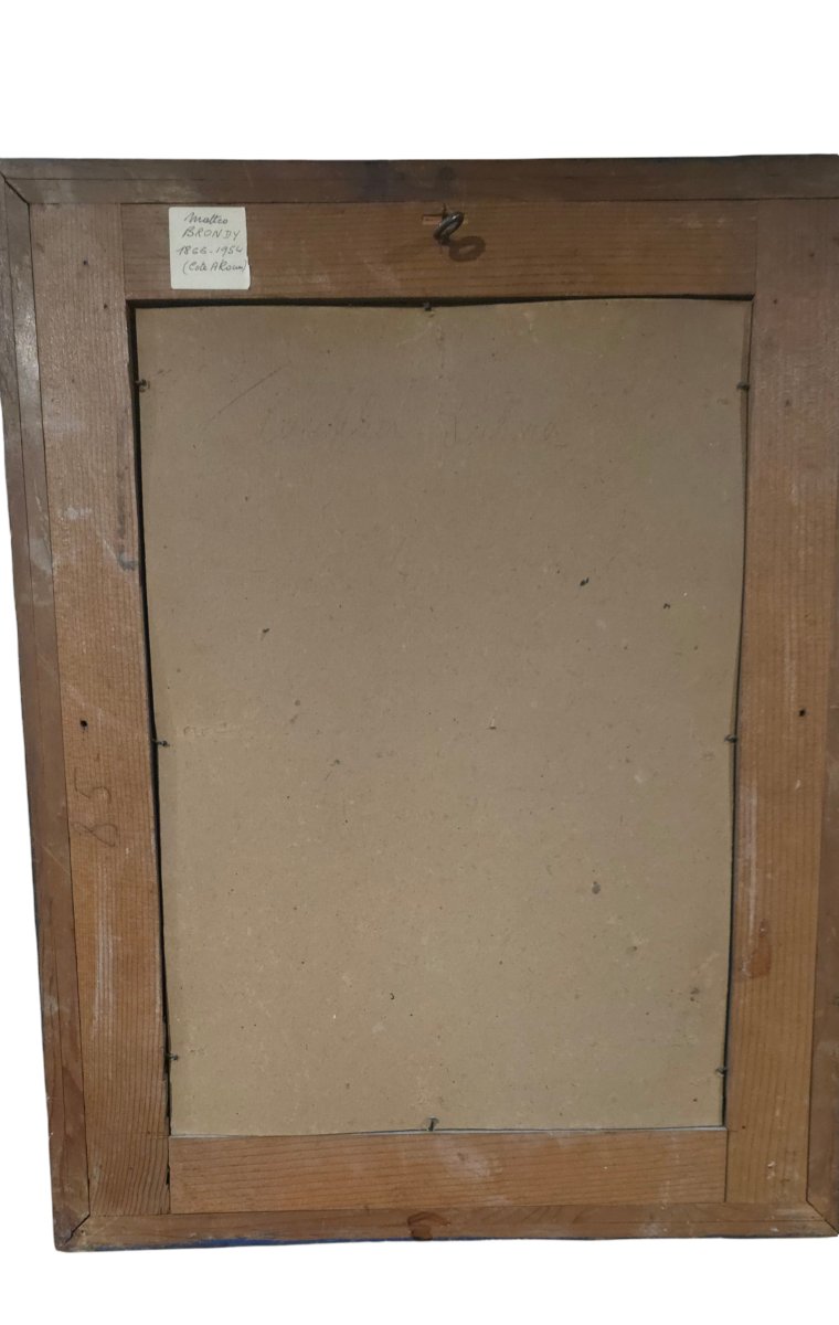 MATTÉO BRONDY (1866-1944) CAVALIER ARABE-photo-3