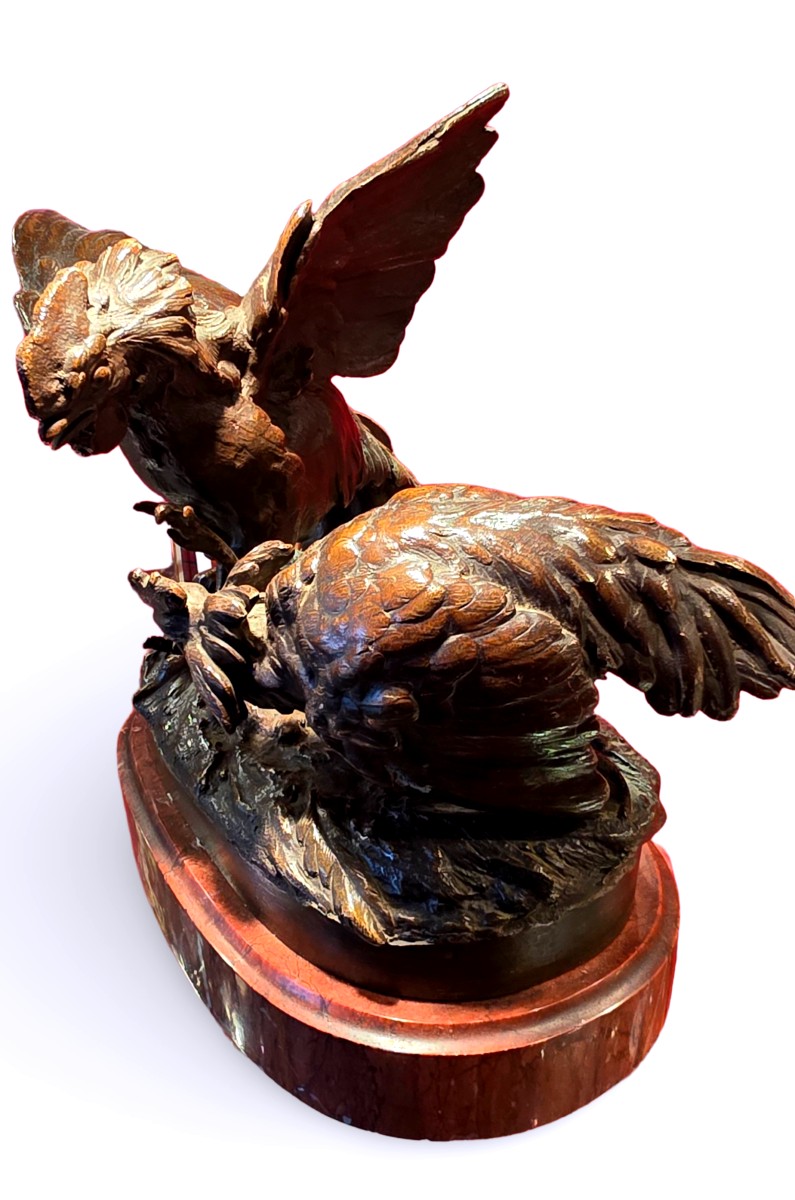 Combat de Coqs Prosper LECOURTIER (1851-1925) -photo-2