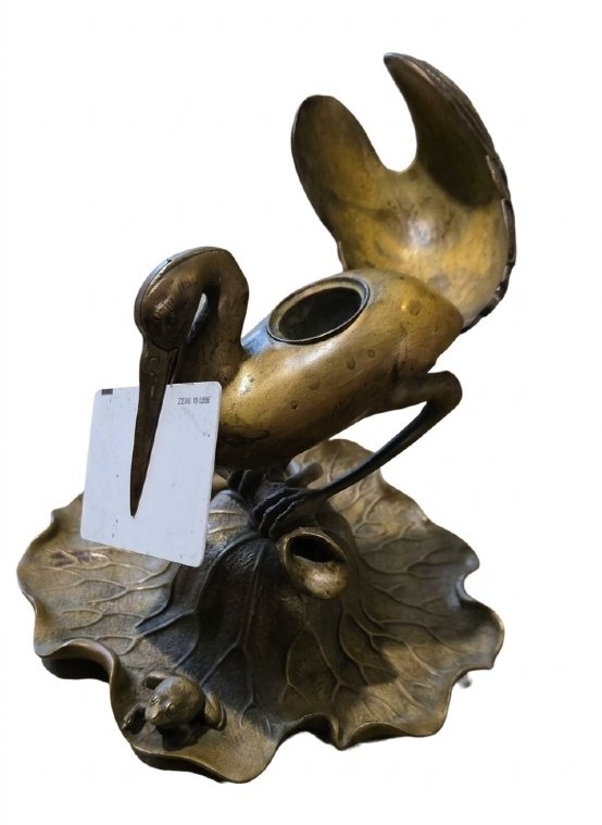 Encrier de table et porte carte Époque Meiji XIXe-photo-3