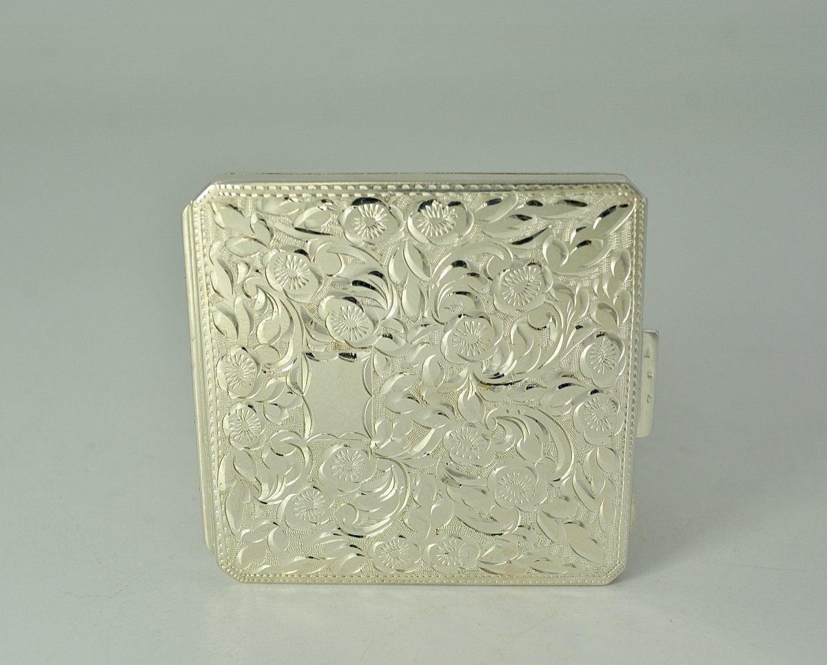 Silver Compact, Italy Mid Twentieth Century-photo-4