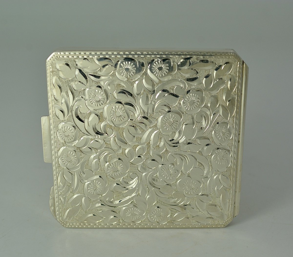 Silver Compact, Italy Mid Twentieth Century-photo-1