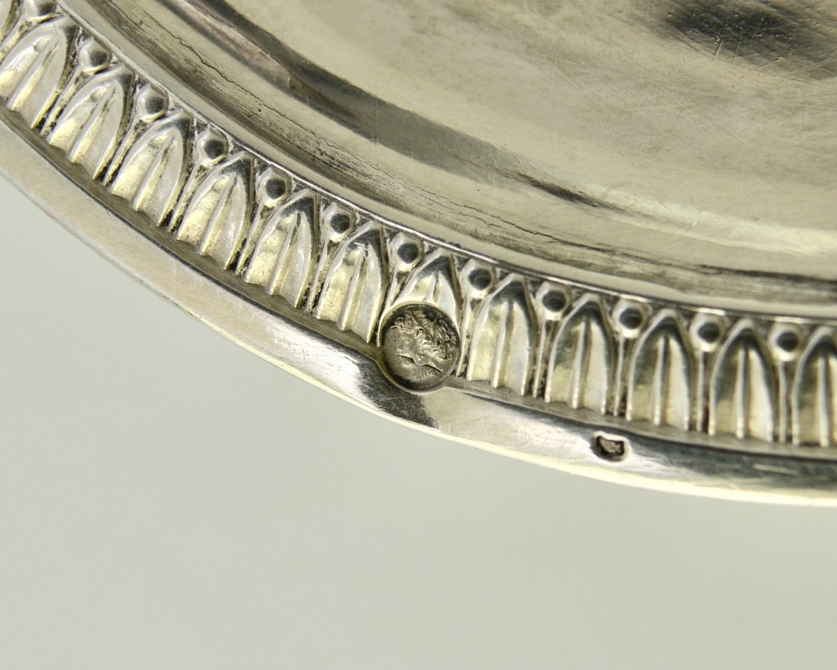 Cruets And Their Silver Tray, France Circa 1820-photo-7