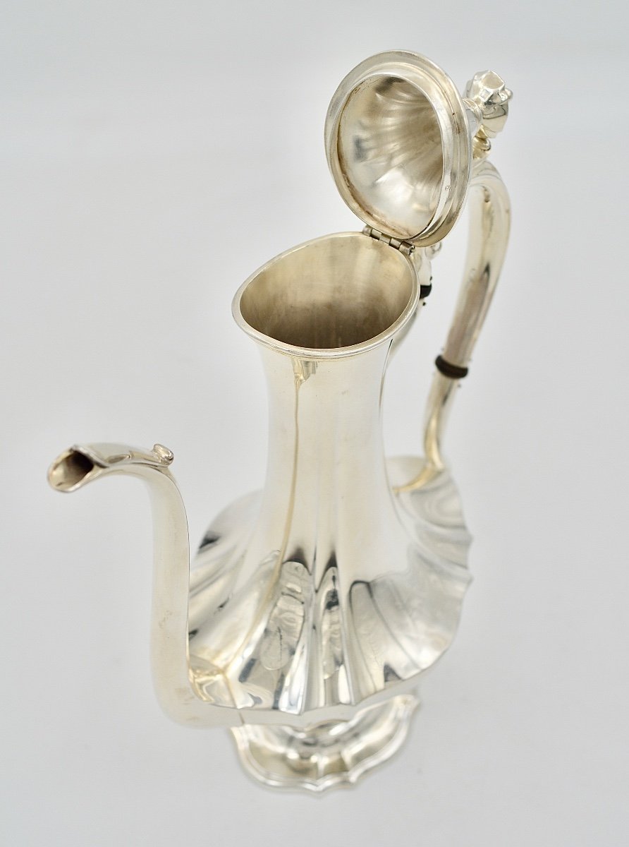 Cafetière En Argent, Argent étranger, Style Ottomane XXe Siecle -photo-6