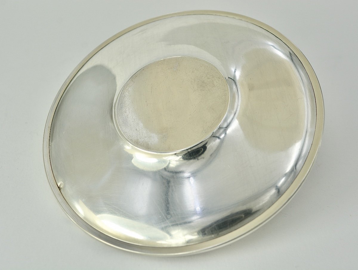 Cup And Its Silver Saucer By Cooper Orfevre Circa 1840-photo-7