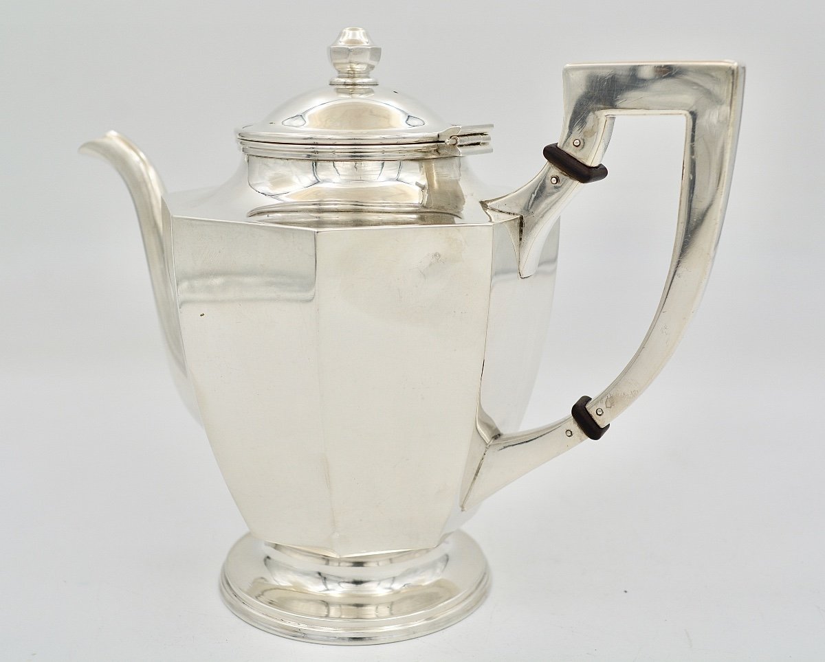 Théière En Argent, Art Deco, XXe Siecle -photo-1