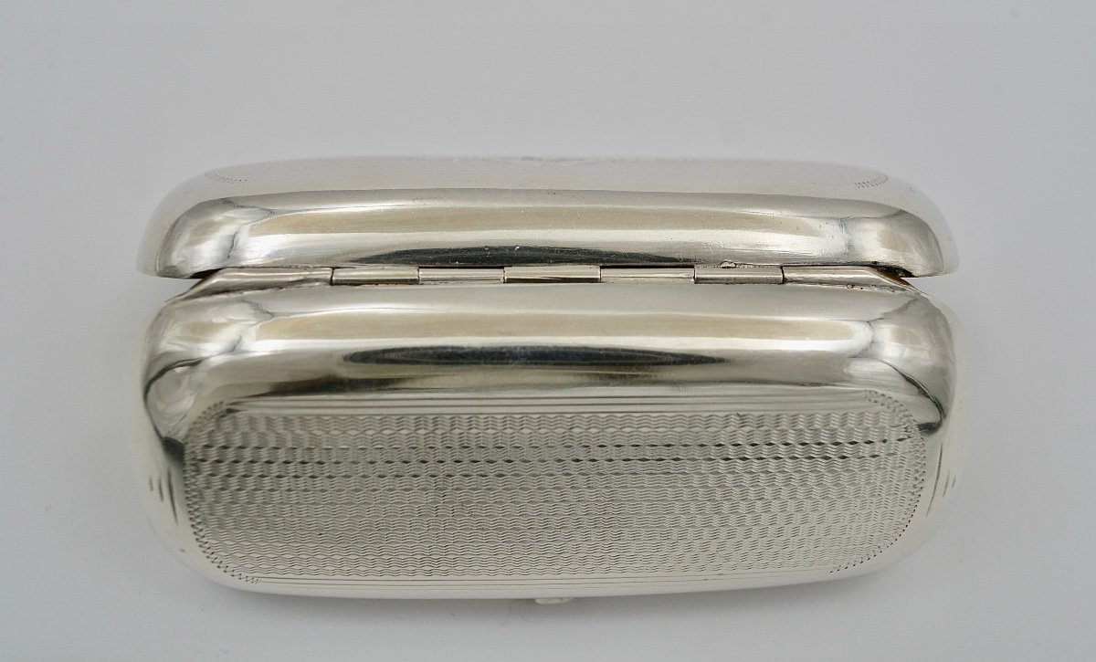 Nineteenth Century Russia, Silver Cigarette Box-photo-4