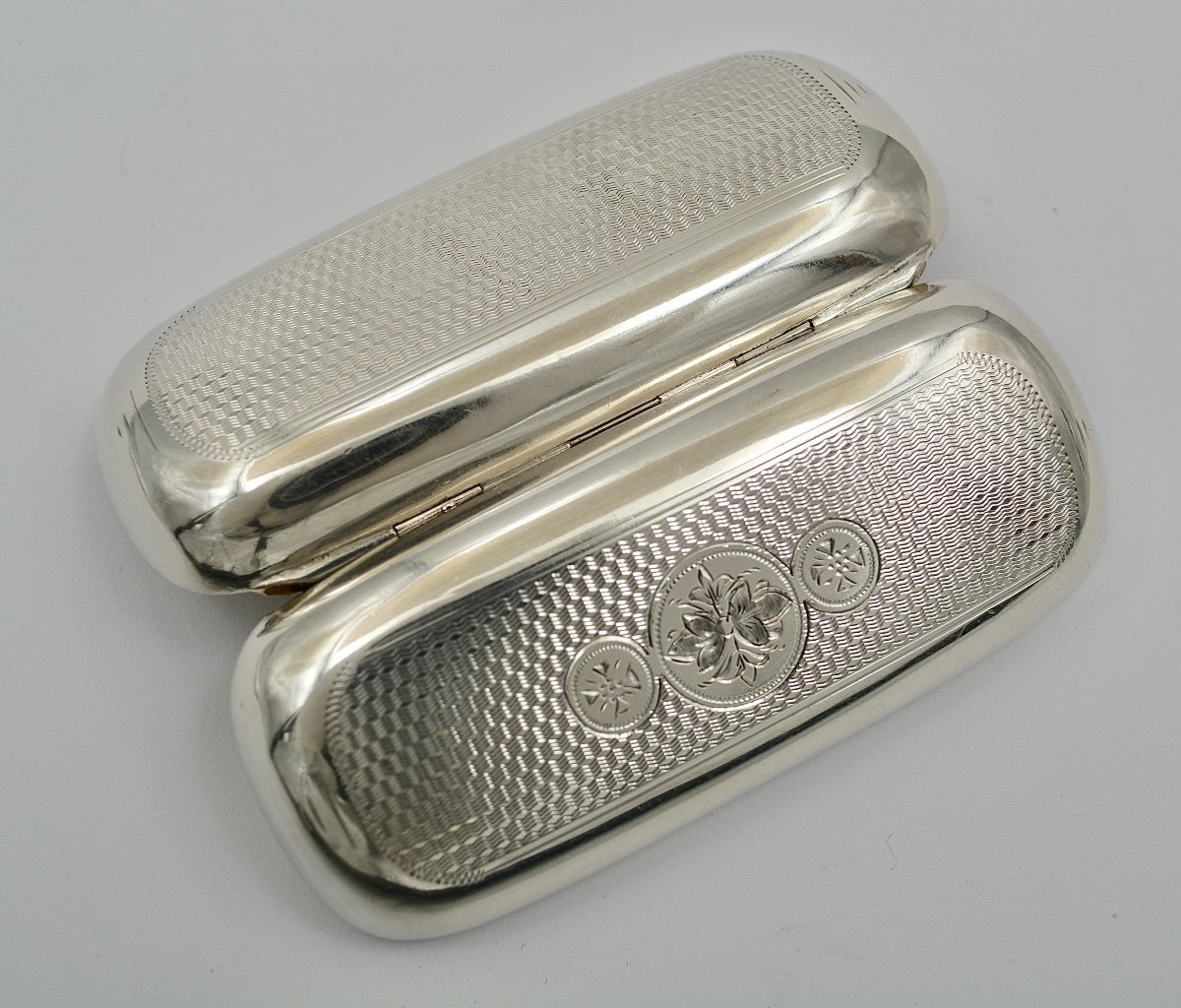 Nineteenth Century Russia, Silver Cigarette Box-photo-7