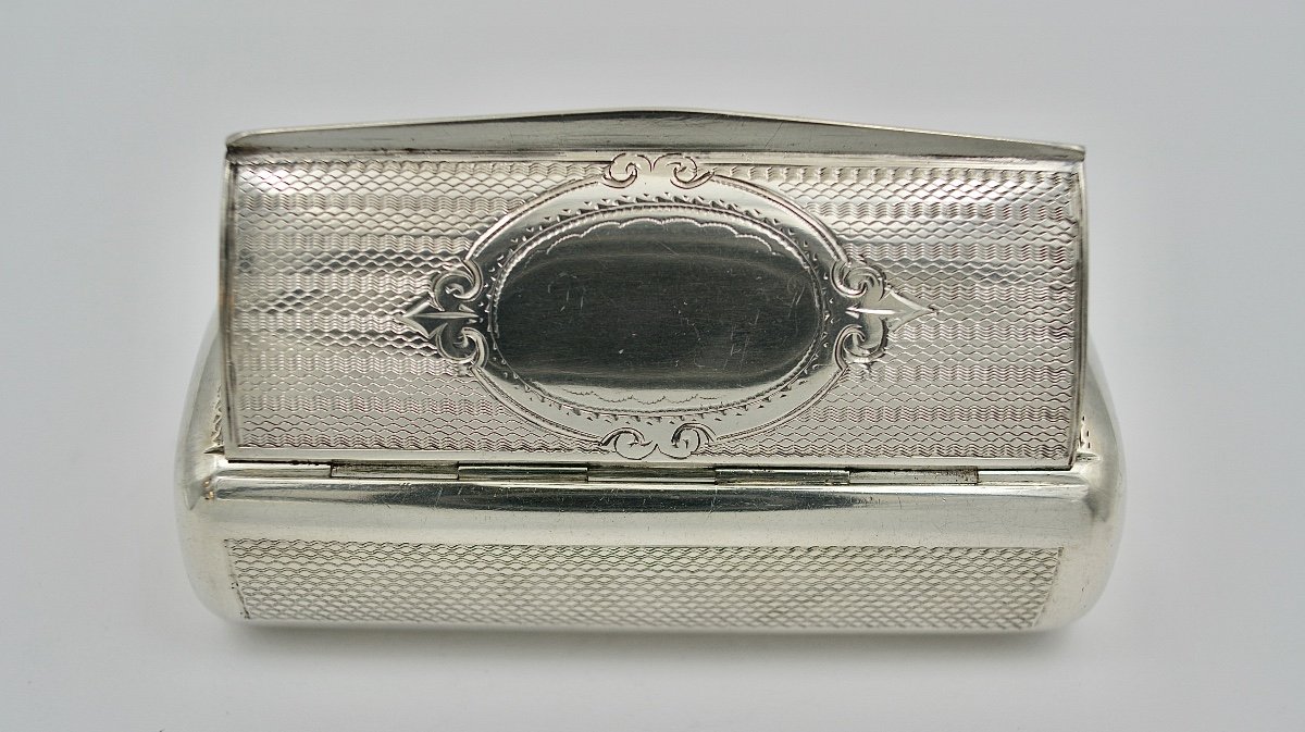 Autriche XIXe Siecle, Boite En Argent / Tabatière -photo-7