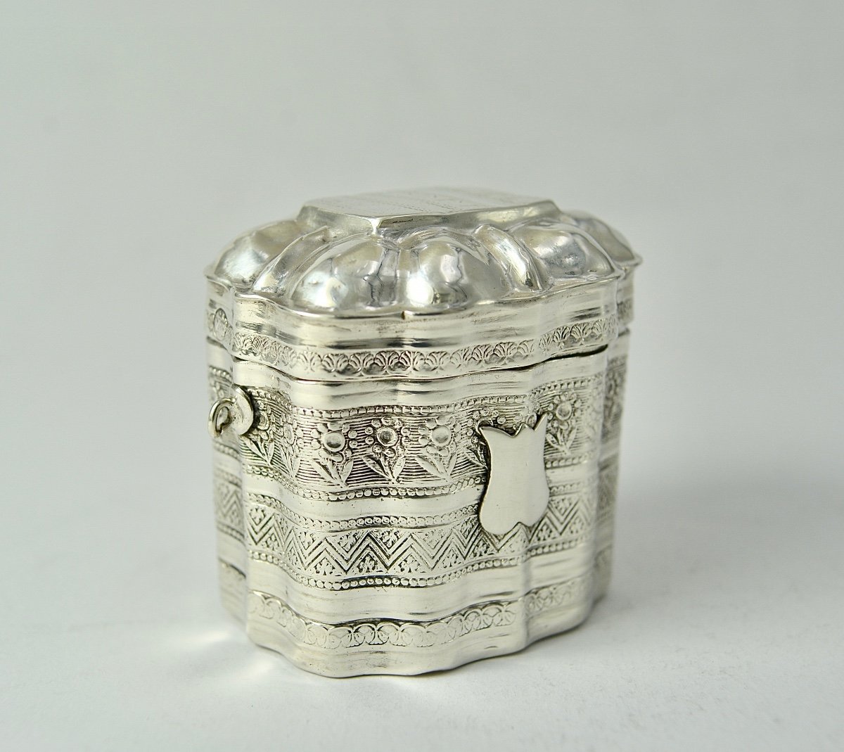 Silver Box / Lodereindoosje, Vinaigrette, Holland 1924-photo-2
