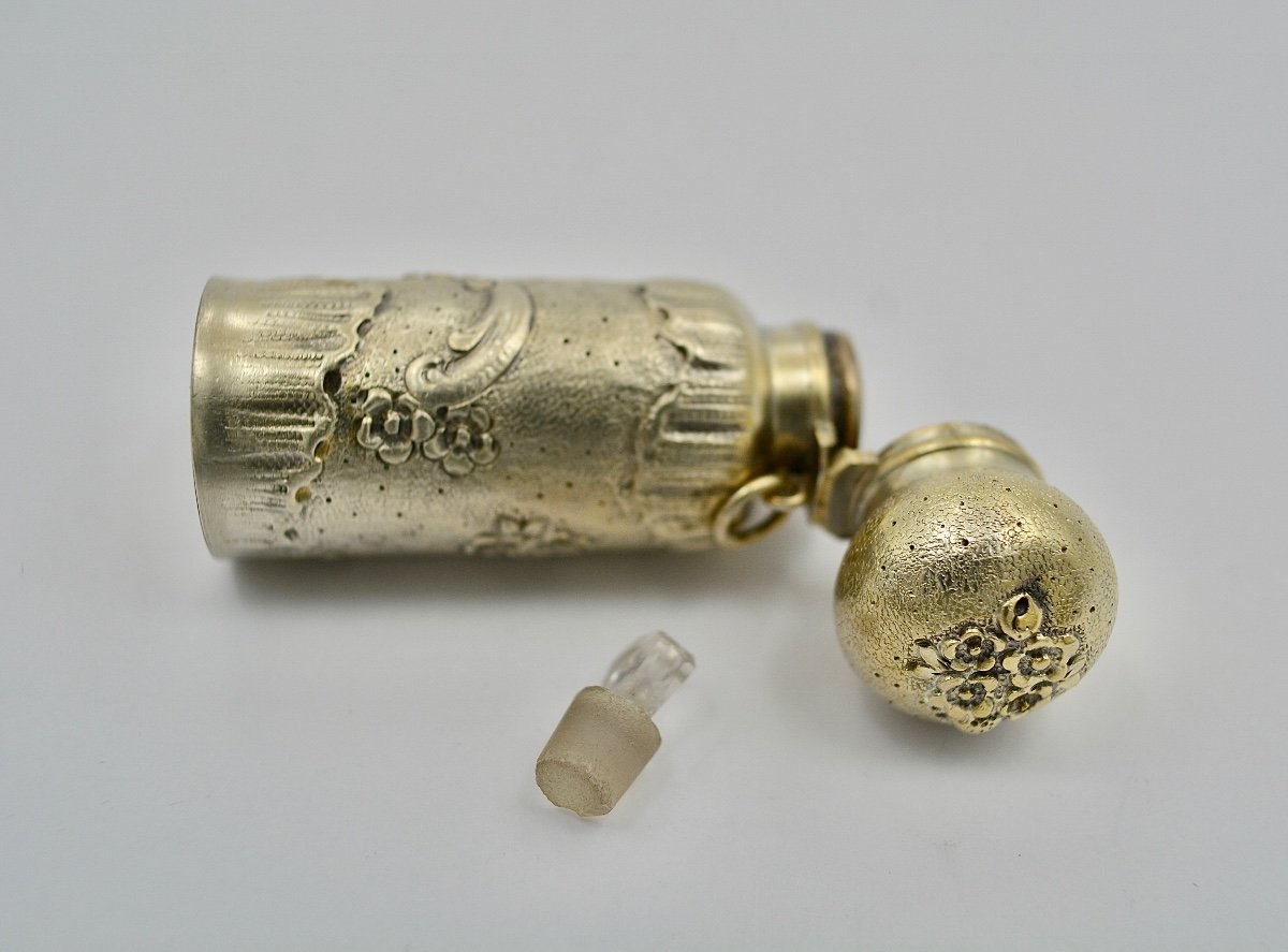 Petit Flacon à Parfum, Argent France Vers 1882-photo-3
