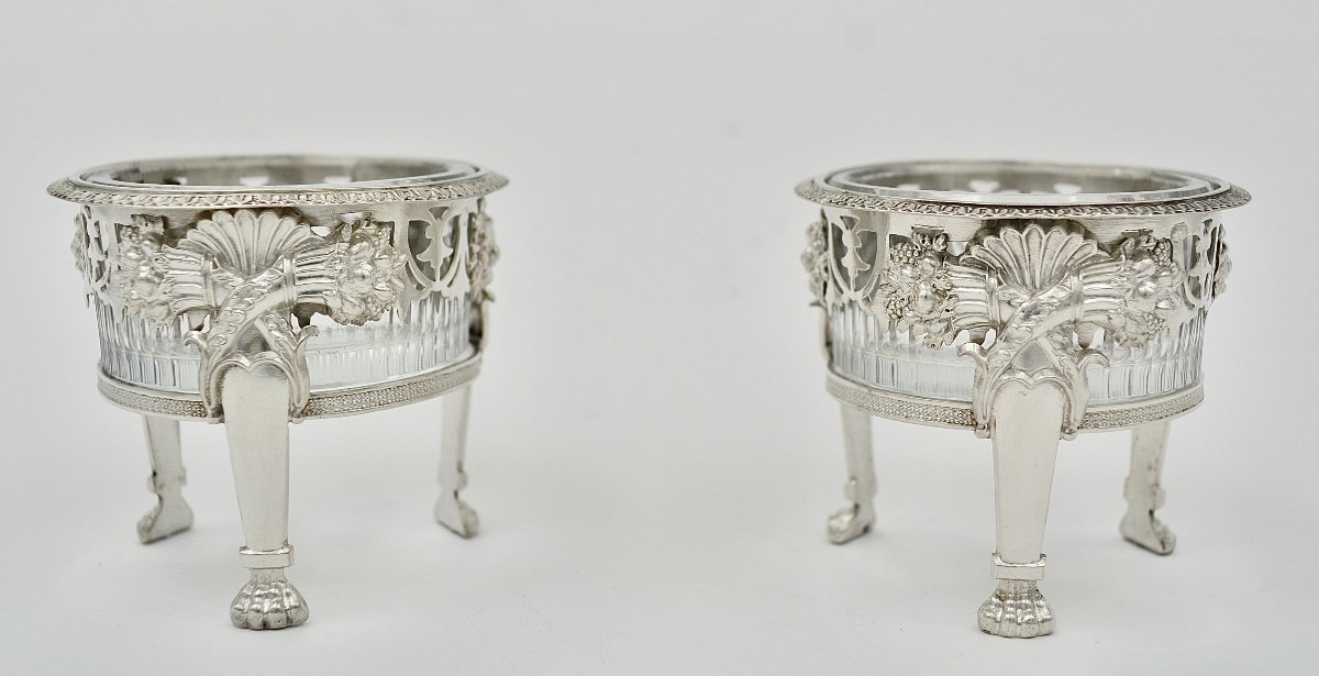 Pair Of Salerons France Around 1803-1809