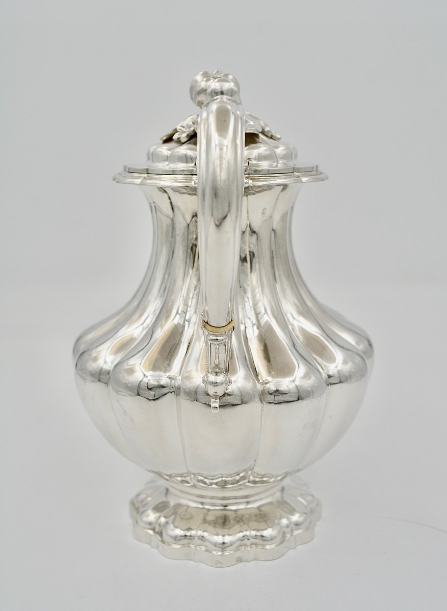 Silver Teapot, France Circa 1840-photo-1