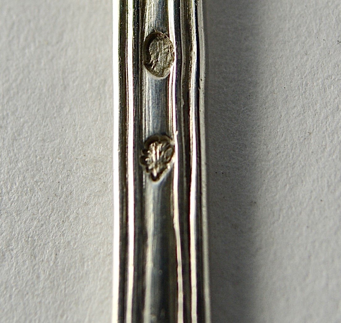 Cuillère / Louche à Moutarde Argent France XVIIIe siècle  Vers 1783-photo-5