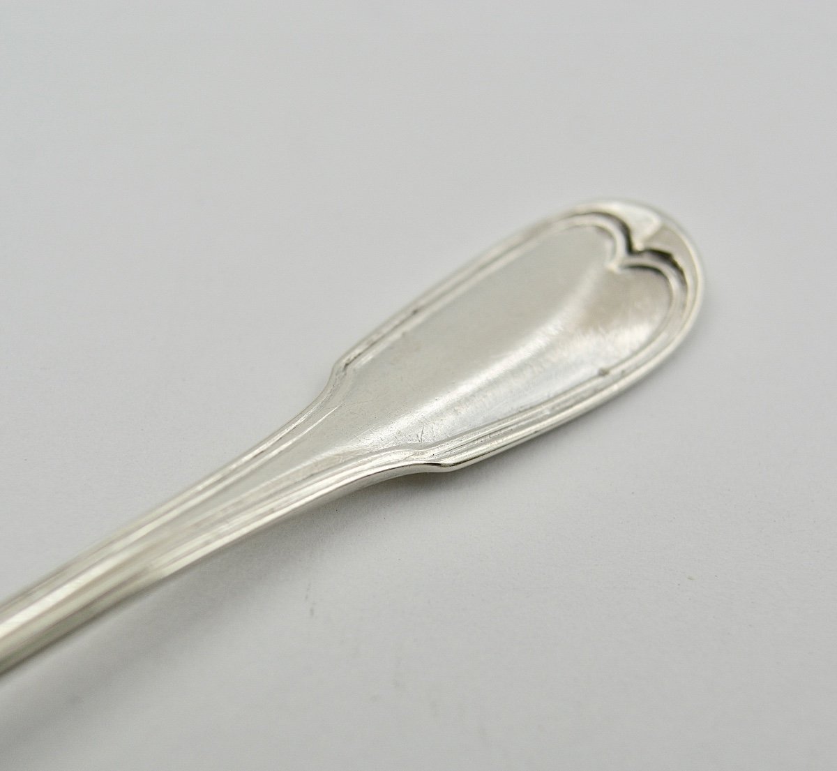 Cuillère / Louche à Moutarde Argent France XVIIIe siècle  Vers 1783-photo-7