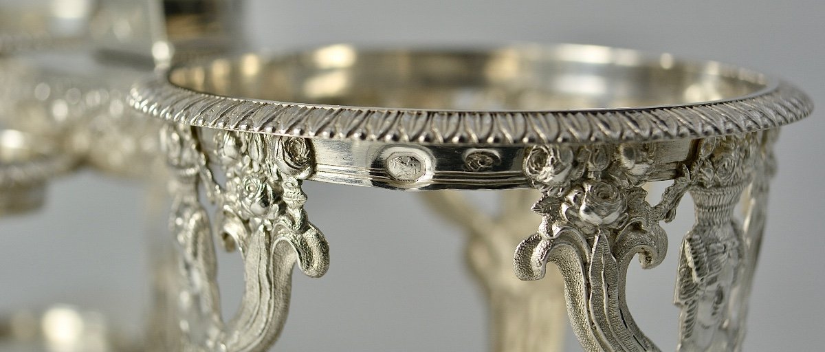 Huilier-vinaigrier  En Argent, époque Empire Vers 1803-photo-6