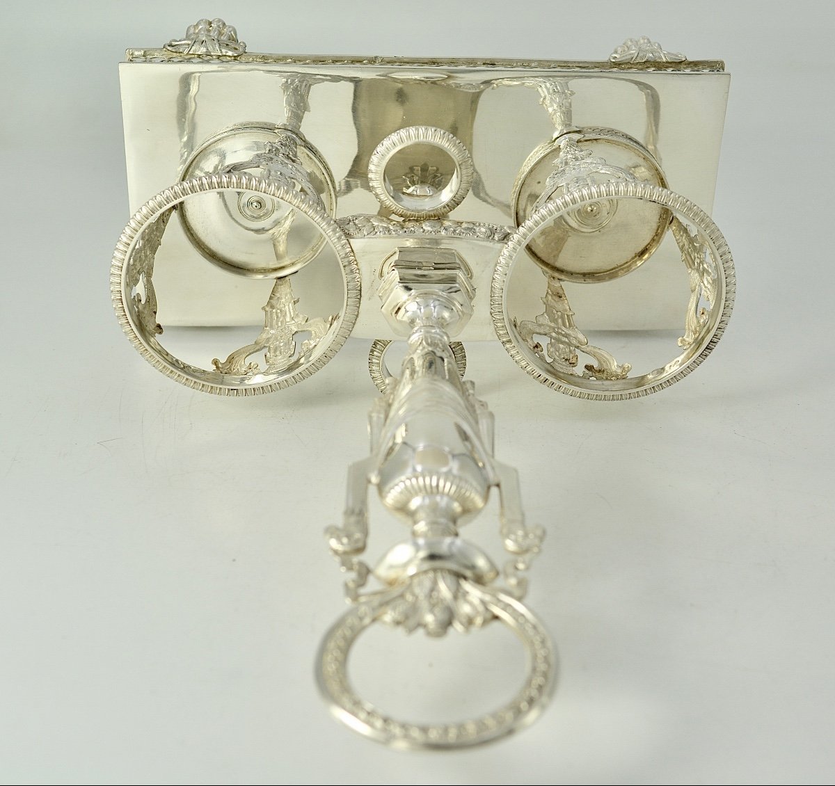 Huilier-vinaigrier  En Argent, époque Empire Vers 1803-photo-7