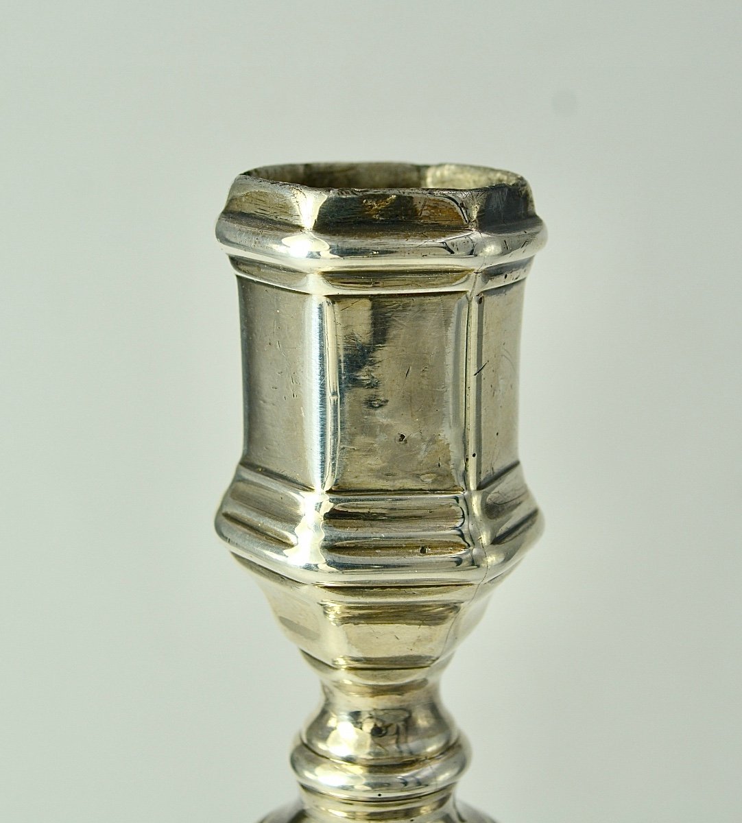 Flambeau En Argent, France XVIIIe Siecle -photo-6