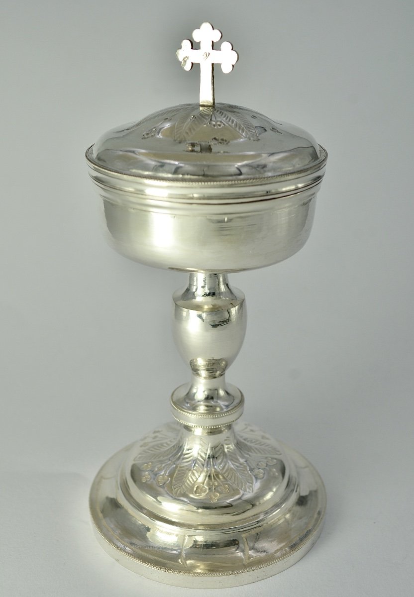 Ciboire En Argent , Europe Vers 1850