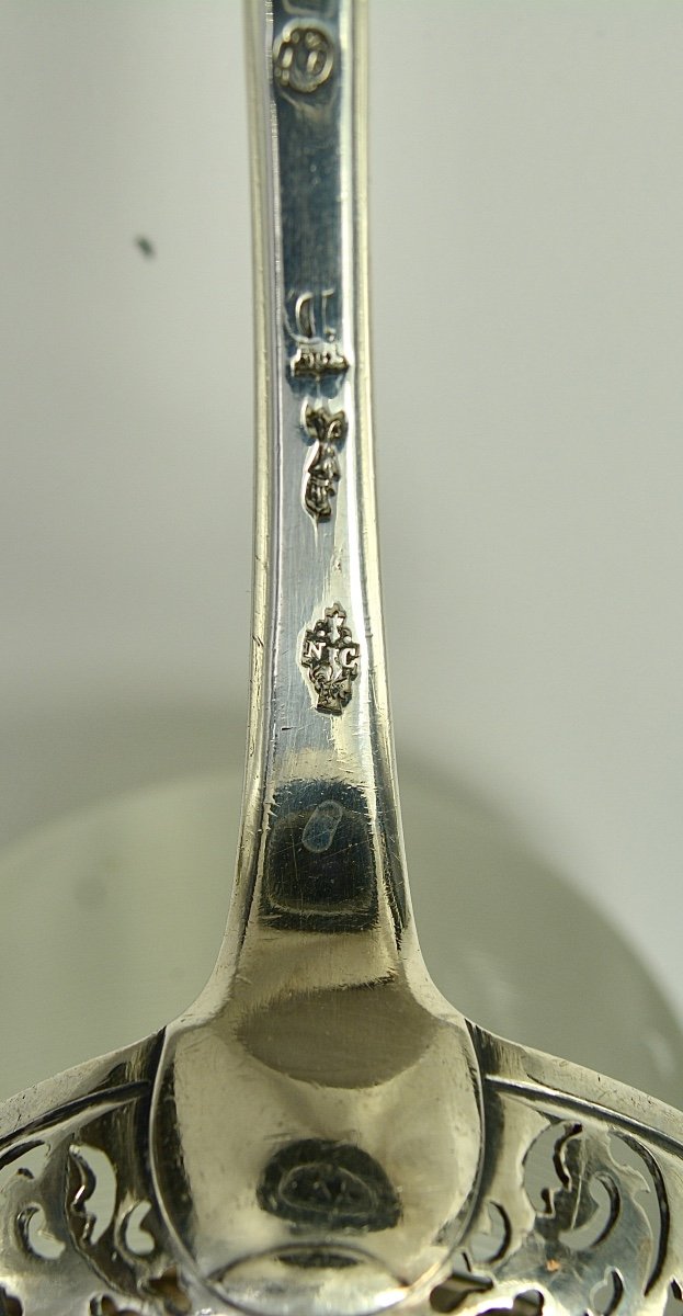 Silver Sprinkling Spoon France 18th Century Circa 1768-photo-5