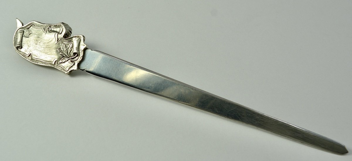 Paper Opener In Silver And Metal, United Kingdom 20th Century -photo-1