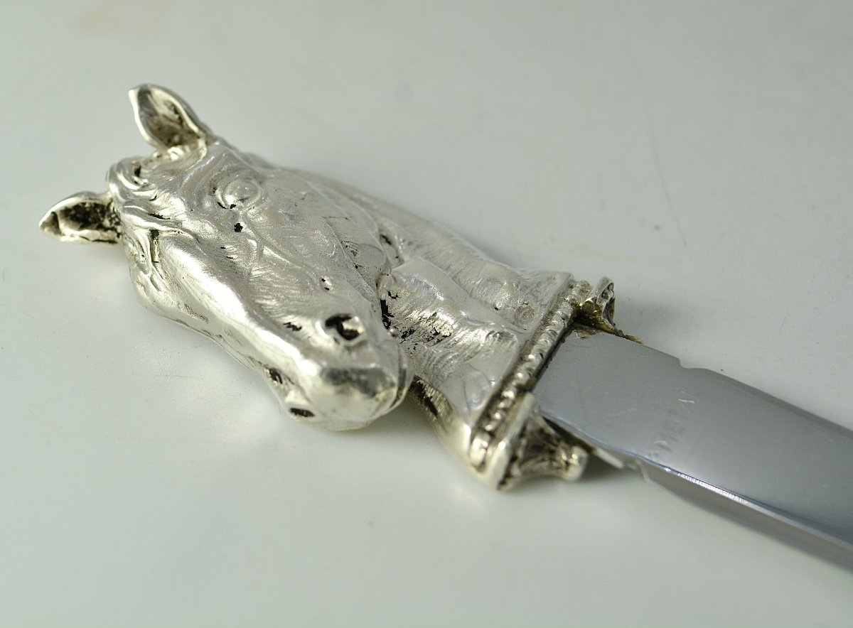 Paper Opener In Silver And Metal, United Kingdom 20th Century -photo-2