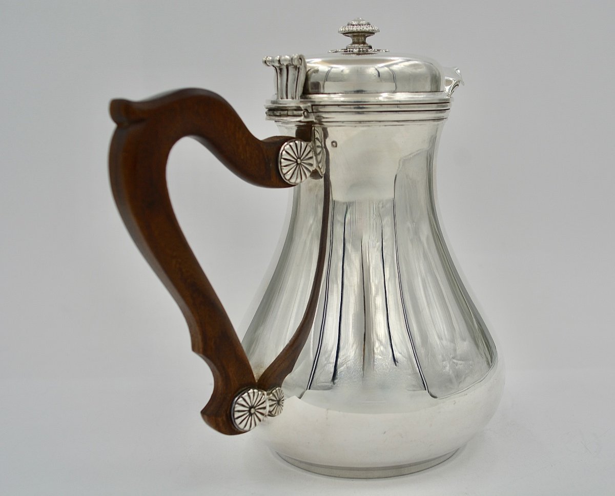 Cafetiere / Verseuse En Argent . France Vers 1900 Par Boin-taburet Orfevre-photo-2