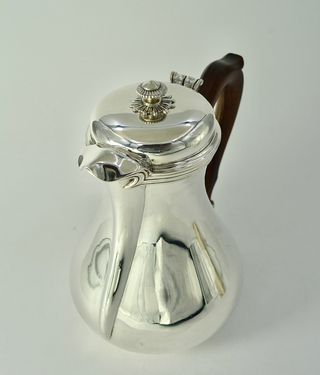 Cafetiere / Verseuse En Argent . France Vers 1900 Par Boin-taburet Orfevre-photo-2