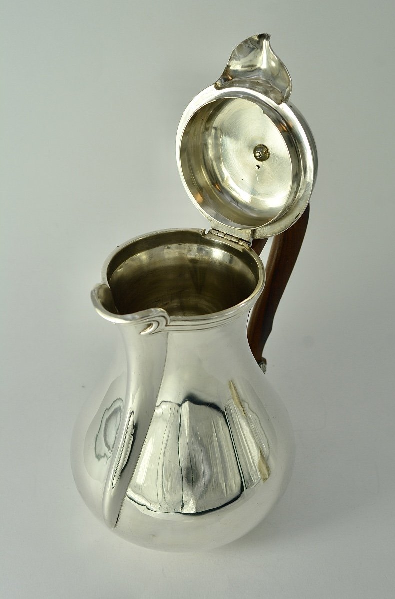 Cafetiere / Verseuse En Argent . France Vers 1900 Par Boin-taburet Orfevre-photo-3