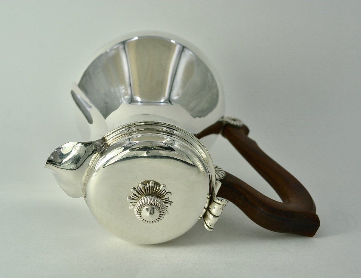 Cafetiere / Verseuse En Argent . France Vers 1900 Par Boin-taburet Orfevre-photo-4