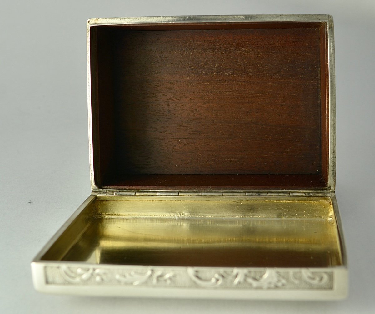 Boite à Cigarillos Argent France Vers 1914-photo-4