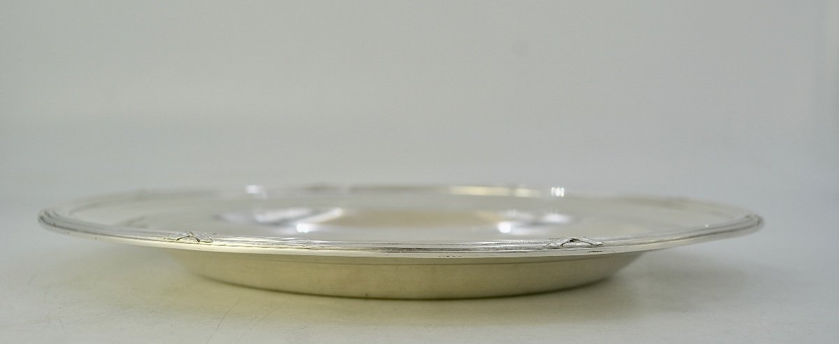 Assiette En Argent, France Début Du XXe Siecle, Par Henri Nesme Orfevre -photo-7