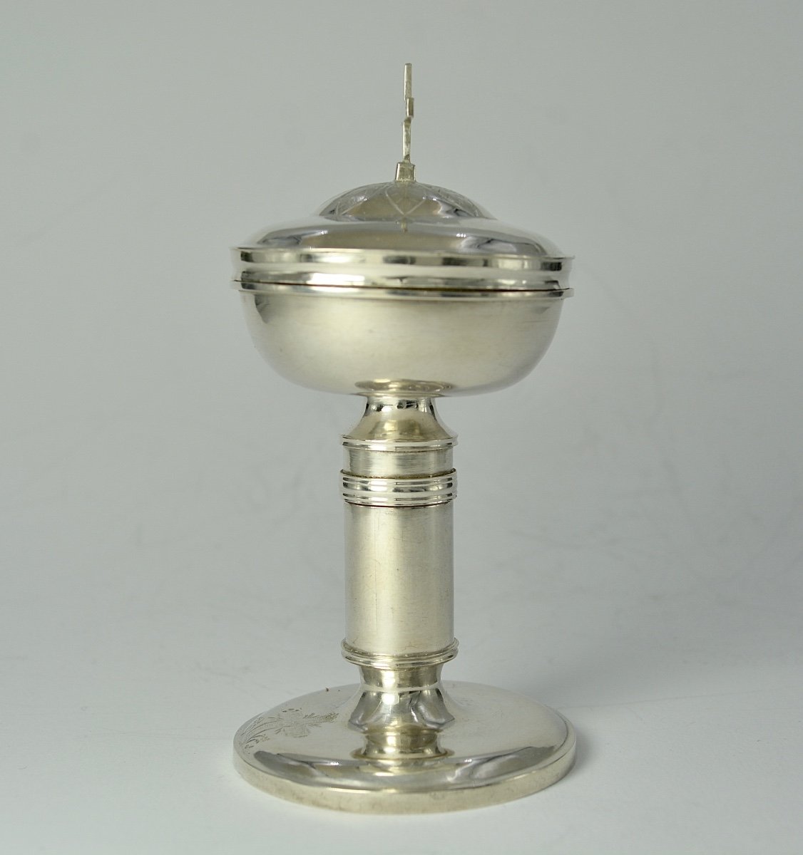 Ciboire Des Malades En Argent, France Vers 1825-photo-2