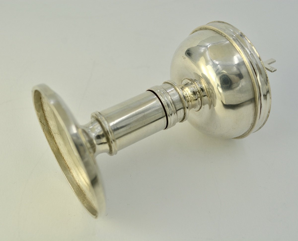 Ciboire Des Malades En Argent, France Vers 1825-photo-1